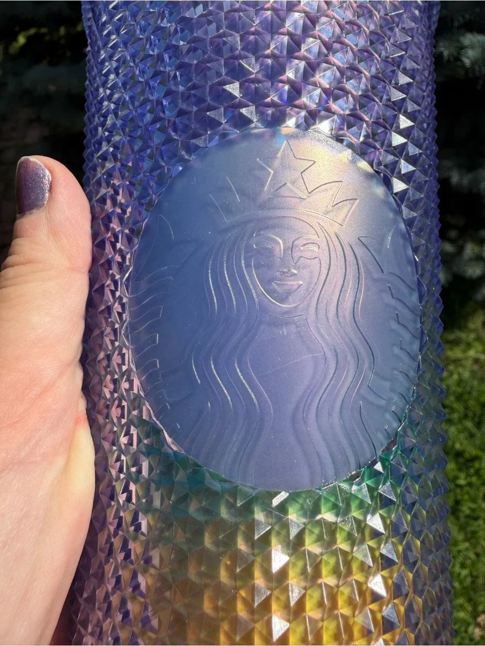 Starbucks x Sofie Birkin 2024 Pride Rainbow Studded Cold Cup 24 oz NWT